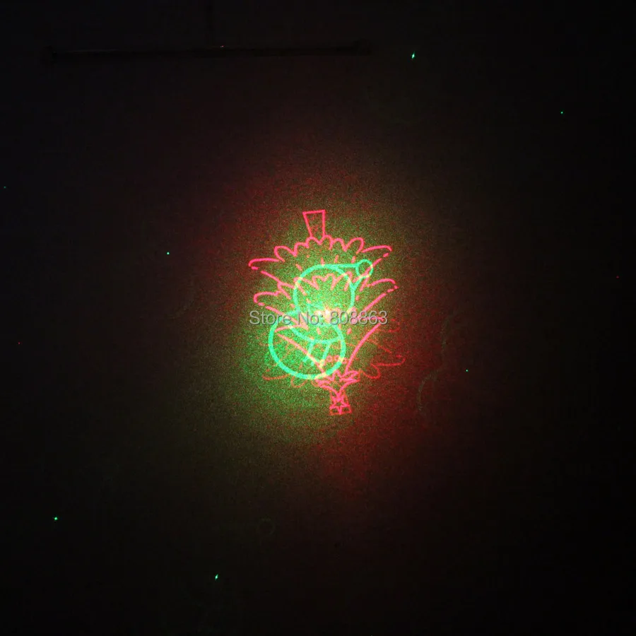 ESHINY R & G A Distanza All'aperto WF di Natale 16 proiettore Laser di Natale Della Luce di Paesaggio di Festa Da Ballo Del Partito Del Randello Albero Giardino n8T77