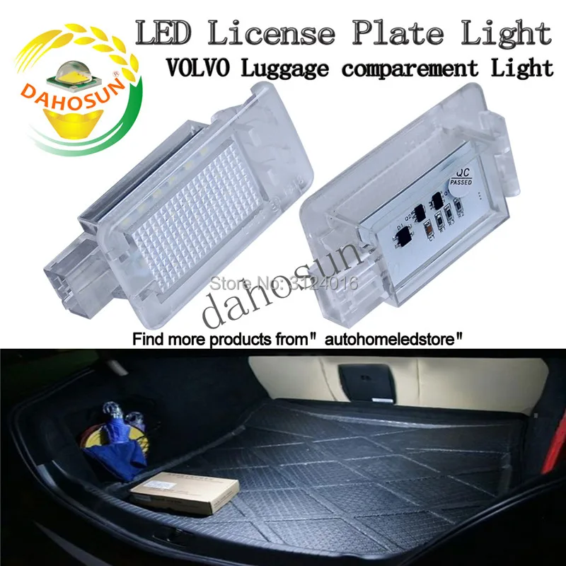 

2PC x dahosun LED Luggage Lamp Compartment light for Volvo XC70 S60 S80 C70 XC90 Car accessories Trunk Light