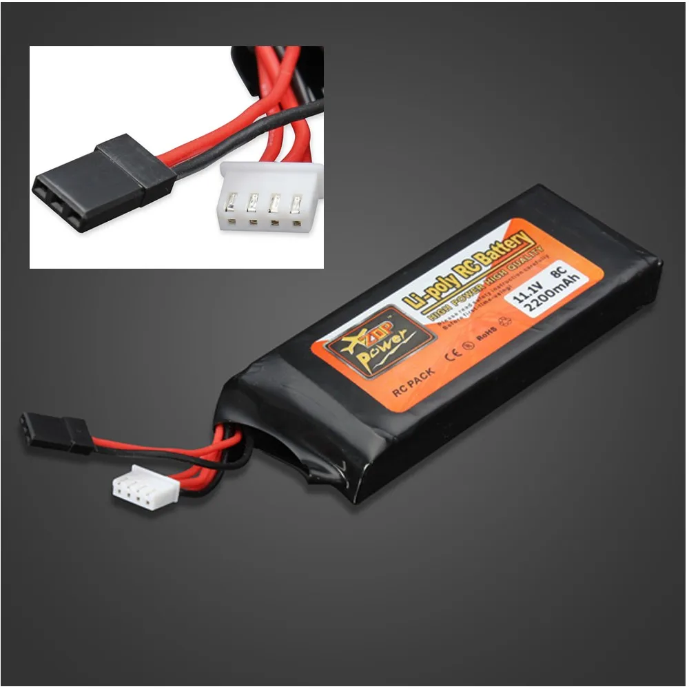 Wholesale 1pcs ZOP Power Rc lipo Battery 11.1V 2200MAH 8C 3S 3PK Transmitte battery for RC Futaba 3PK Transmitter