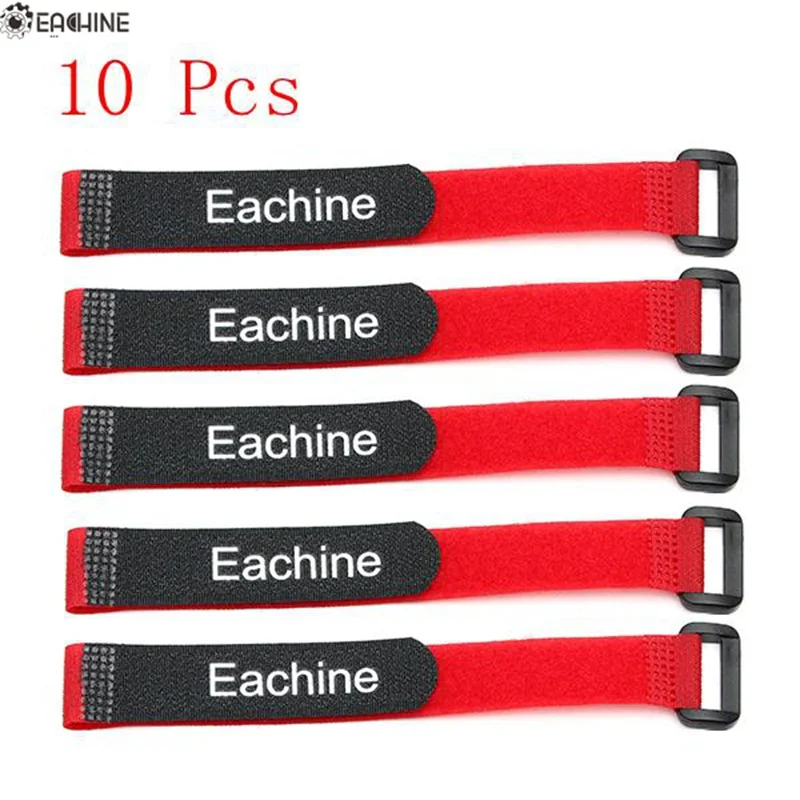 Original Eachine 10PCS 26*2cm Strong Lipo Battery Tie Cable Tie Down Strap Colors For RC Helicopter Quadcopter Model