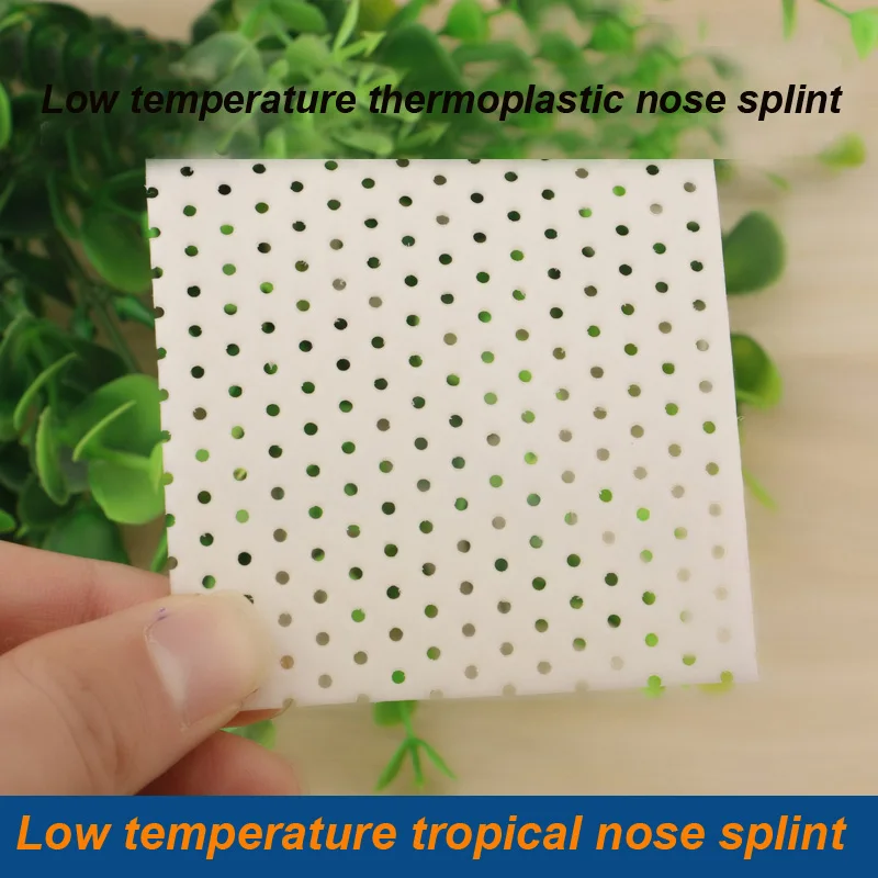 nasal plastic surgery fixation and protection low temperature thermoplastic nose splint