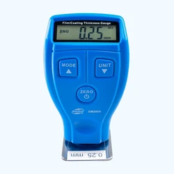 GM200A Digital Car Film Thickness Gauge LCD Display Automotive Coating Paint Iron Varnish Thickness gauge 0-1.8mm Width Meter