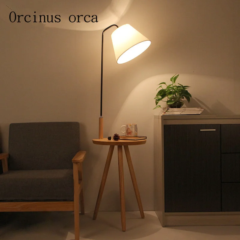 The living room floor lamp bedside lamp floor lamp  Nordic creative European vertical shelf lamp Postage free