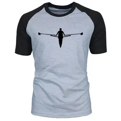 2019 New Rowing Men's T-Shirt Round Neck Teenage Pop Top Tee Quality T Shirts Men Printing Short Sleeve O Neck T Shirt Top Tees