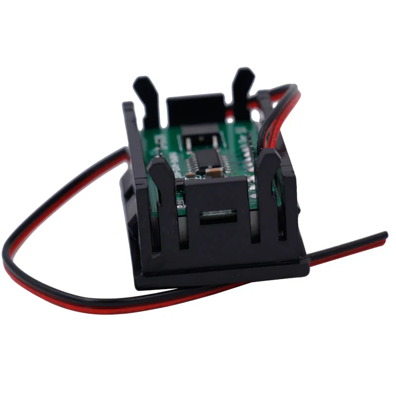 Panel LED Merah Digital Mini Dua Kawat Voltmeter DC 5V Ke 120V Tegangan Tester Volt Meter untuk Mobil Diskon 10%