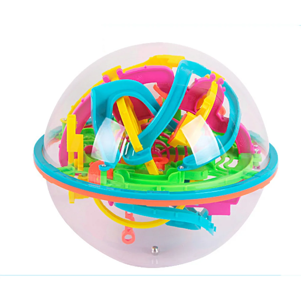 3D Maze Ball 138 Steps 925A Educational Magic Intellect Ball Marble Puzzle Game Balance Maze Game Puzzle Toy for Kids