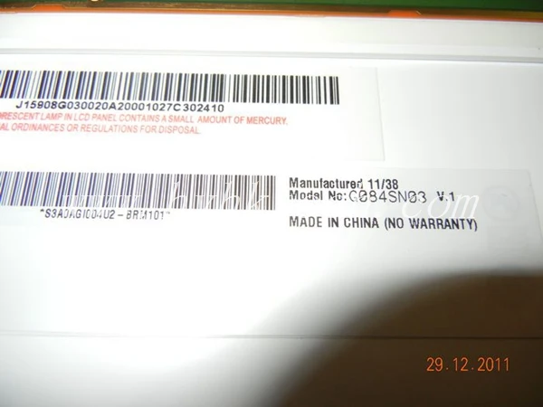 Промышленный ЖК-дисплей G084SN03 V1 8,4 дюйма, новый и класс фототехники, проверено перед отправкой