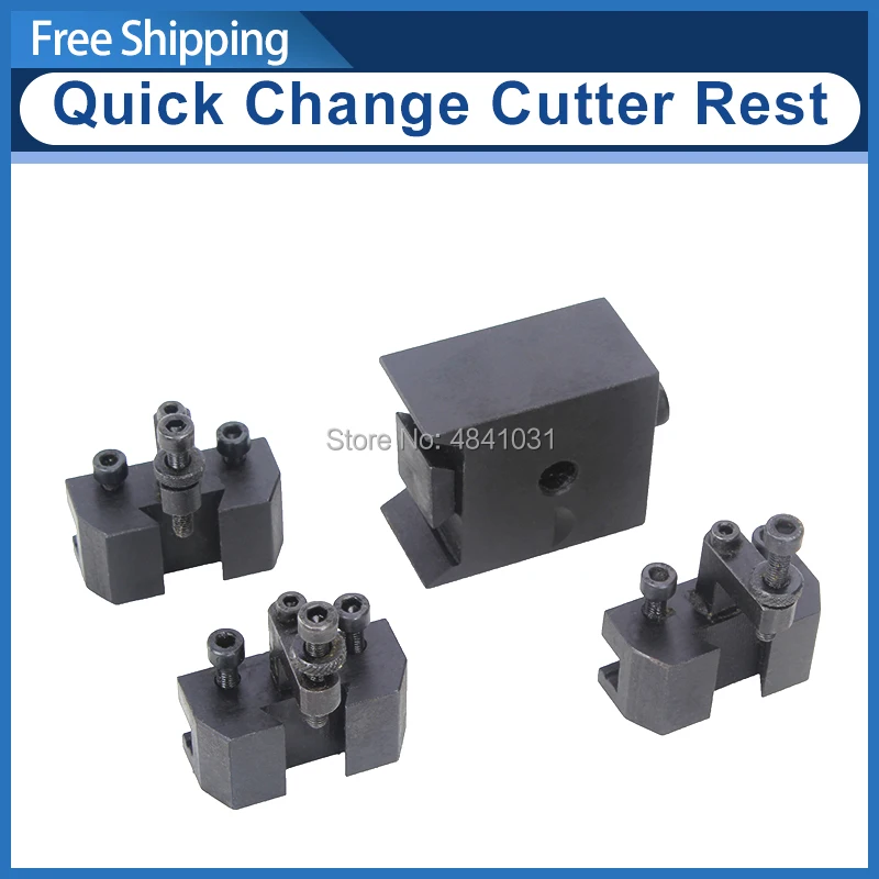 Quick Change Cutter Rest Lathe Tool Holder  S/N:10011 For SIEG C2 G8688 BD-6 BD-X7 BD-7 M1-250 M1-350S CX704 Compact 9 CL300M