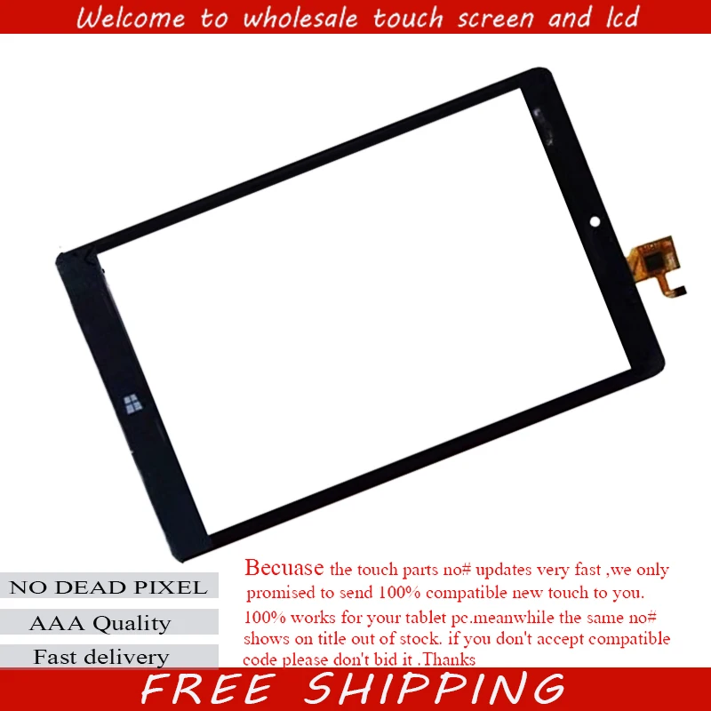 

New HK80DR2505-V01 HK80DR2505 touch screen Panel Digitizer Glass For 8 inch Irbis TW80 TW81 TW82 3G Tablet