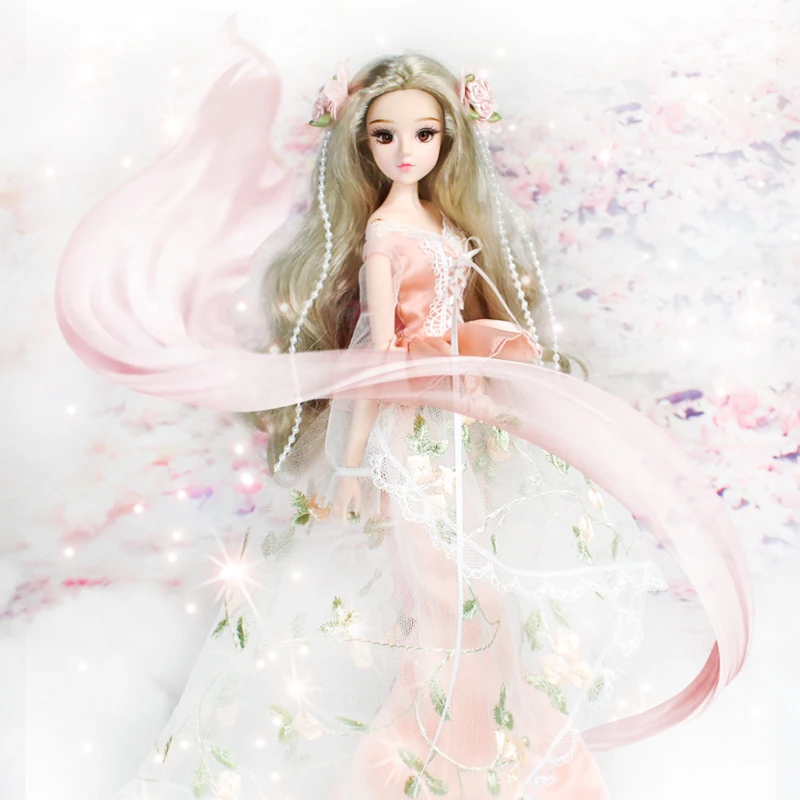 Dreamlike Fashion Doll Cartoon Wind Doll Princess Doll Birthday Gift Pure Handicraft Collection Lovely Toys A046