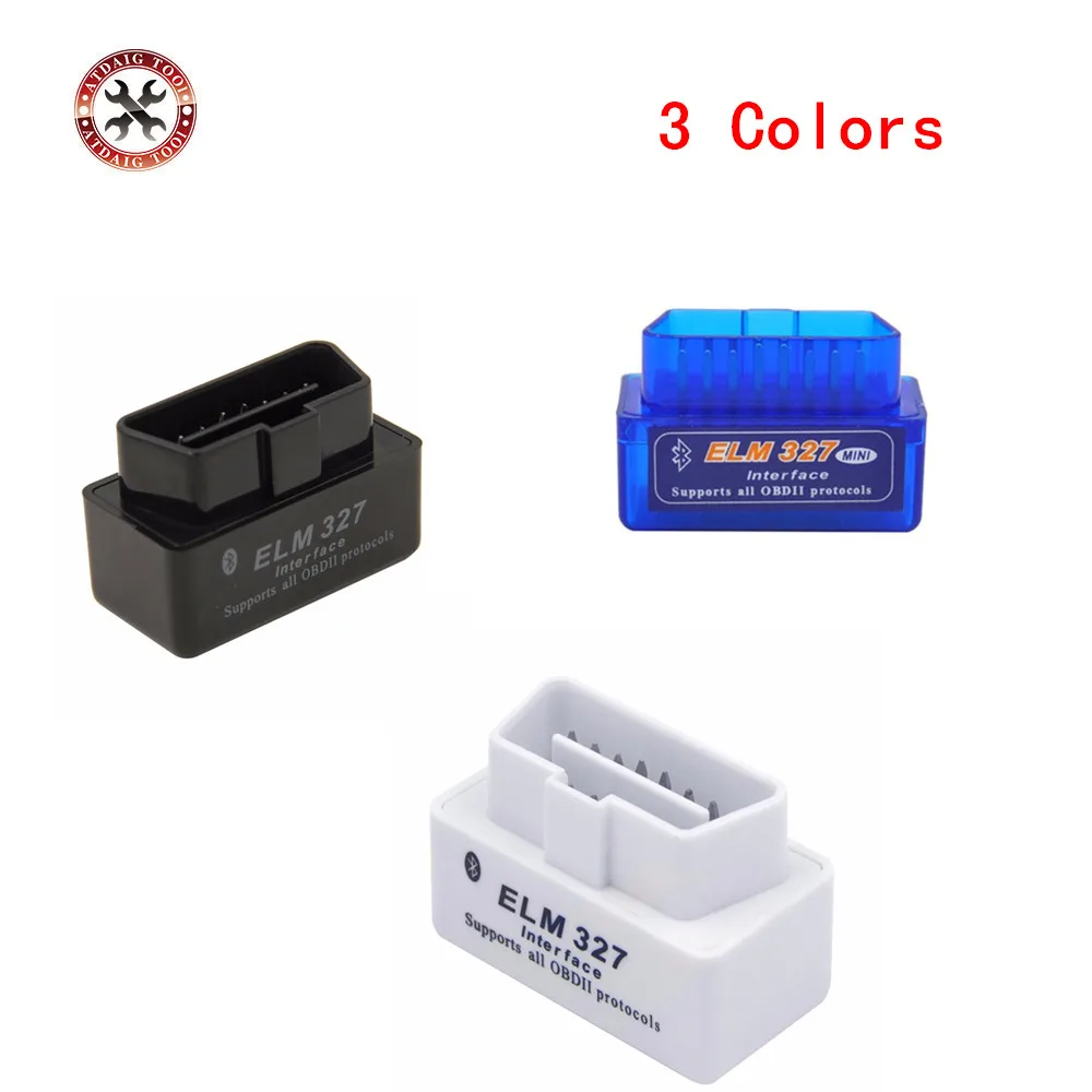 HOT!! OBD mini ELM327 Bluetooth OBD2 V2.1 Auto Scanner OBDII 2 Car ELM 327 Tester Diagnostic Tool for Android Windows Symbian