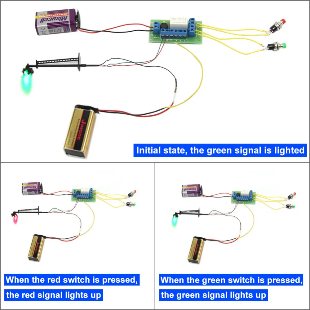 1 Set Power Distribution Board Distributor Power Control Board to Flash Traffic Signal with two-lights PCB009