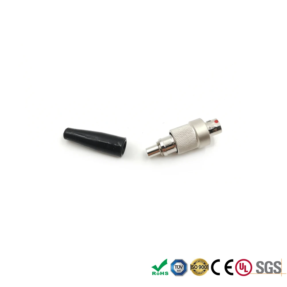 FVB 00 3 Pin Male Plug Connector for Lectrosonics Wisycom MTP40, Sennheiser SK2000 SK3063 SK5212 Microphones, Shure UR1M, Zaxcom