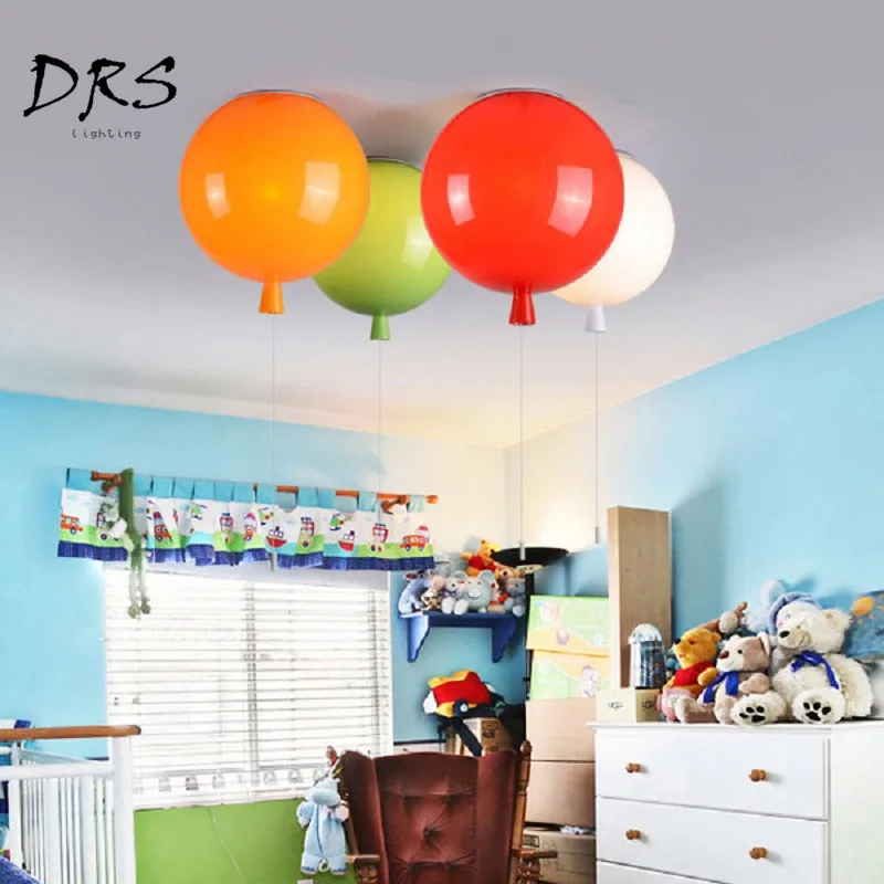 Nordic Balloon Ceiling Lamp Modern Creative Colorful  Children Room Lighting  Lustre Luminaire LED Color Ceiling Lights