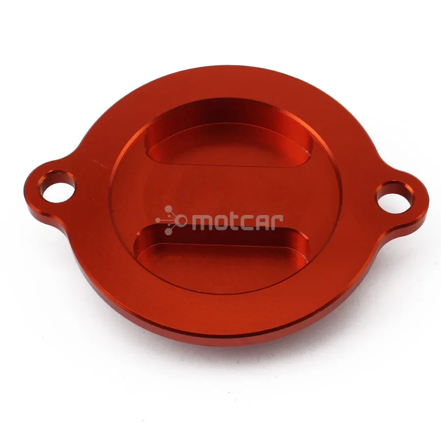 1 Piece Rear Brake Cylinder Fluid Reservoir Engine Oil Filter Cover Cap Custom For K M 690 SMC 2010 Supermoto Orange