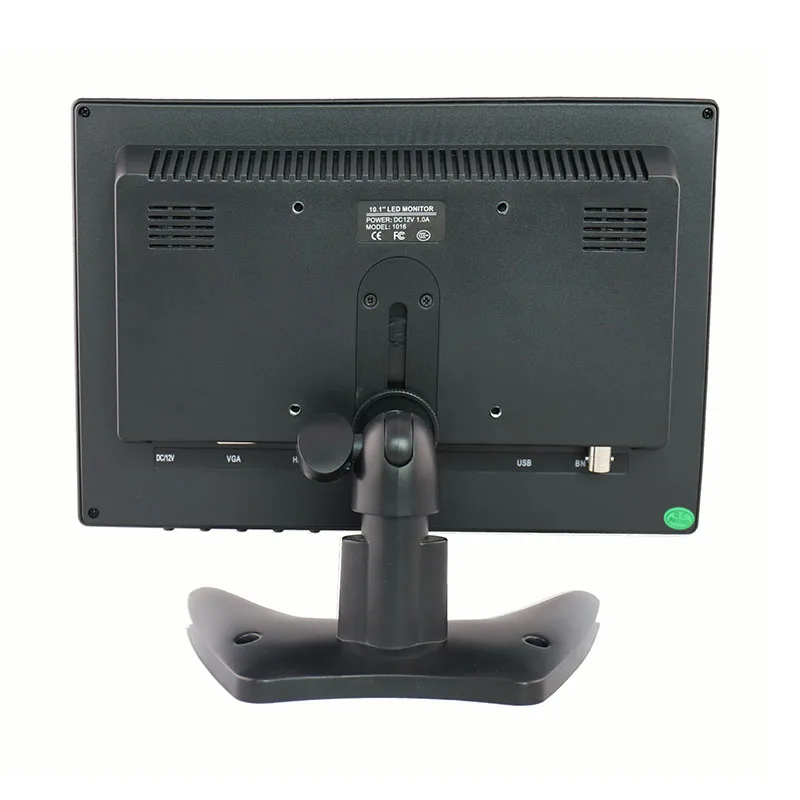 H1016 10.1 Inch 16:9 1280x800 TFT Security Monitor BNC Monitor with PC/AV/BNC/HDMI/USB Monitor