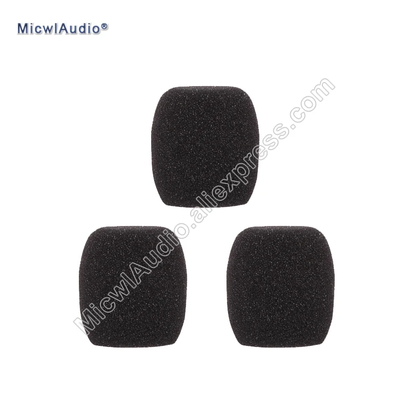 3pcs Windscreen Sponge Tight Foam Cover for Shure E845 E835 SM57 58 Beta57 Beta58 Wired Wireless Handheld Microphone