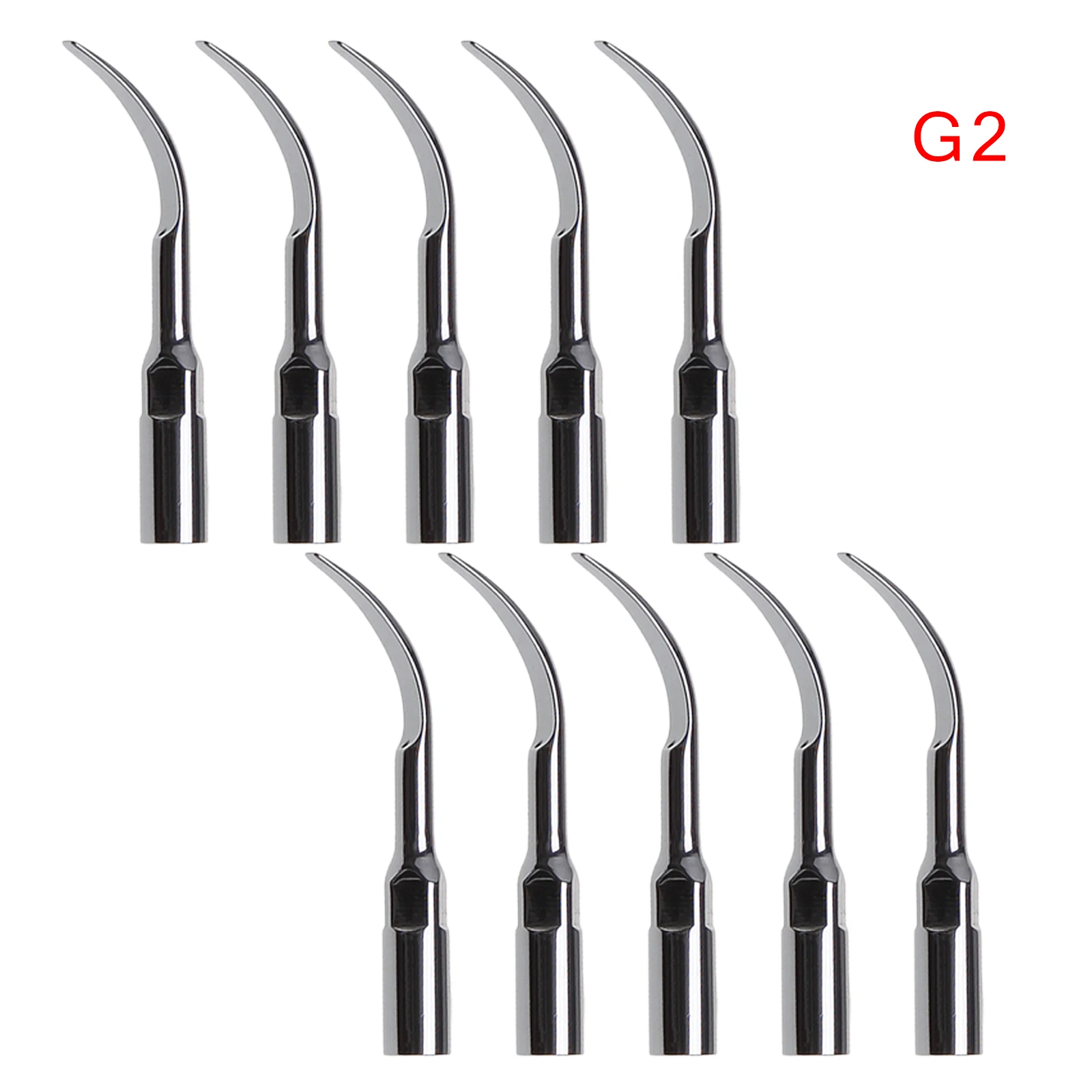 

10 pcs Dental Ultrasonic Scaler Scaling Tip G2 For Woodpecker EMS Handpiece