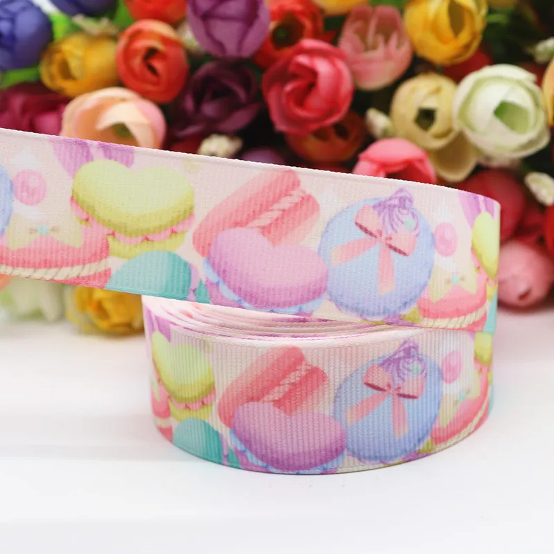 10 Yards Grosgrain Band Erdbeere Kuchen Gedruckt Band 1 "25 MM Für Haar Bögen DIY Handwerk Handgemachte Accessoires M19070902 – Detail 3