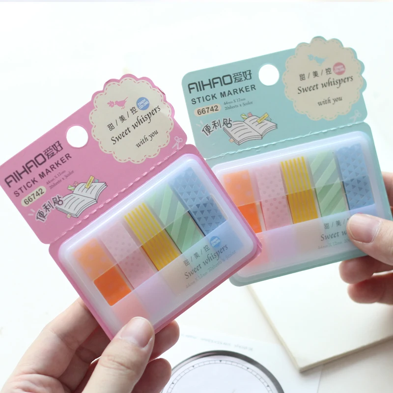 24 pcs/Lot Sweet sticky notes and memo pads Mini post planner stickers scrapbook Stationery Office School supplies F390