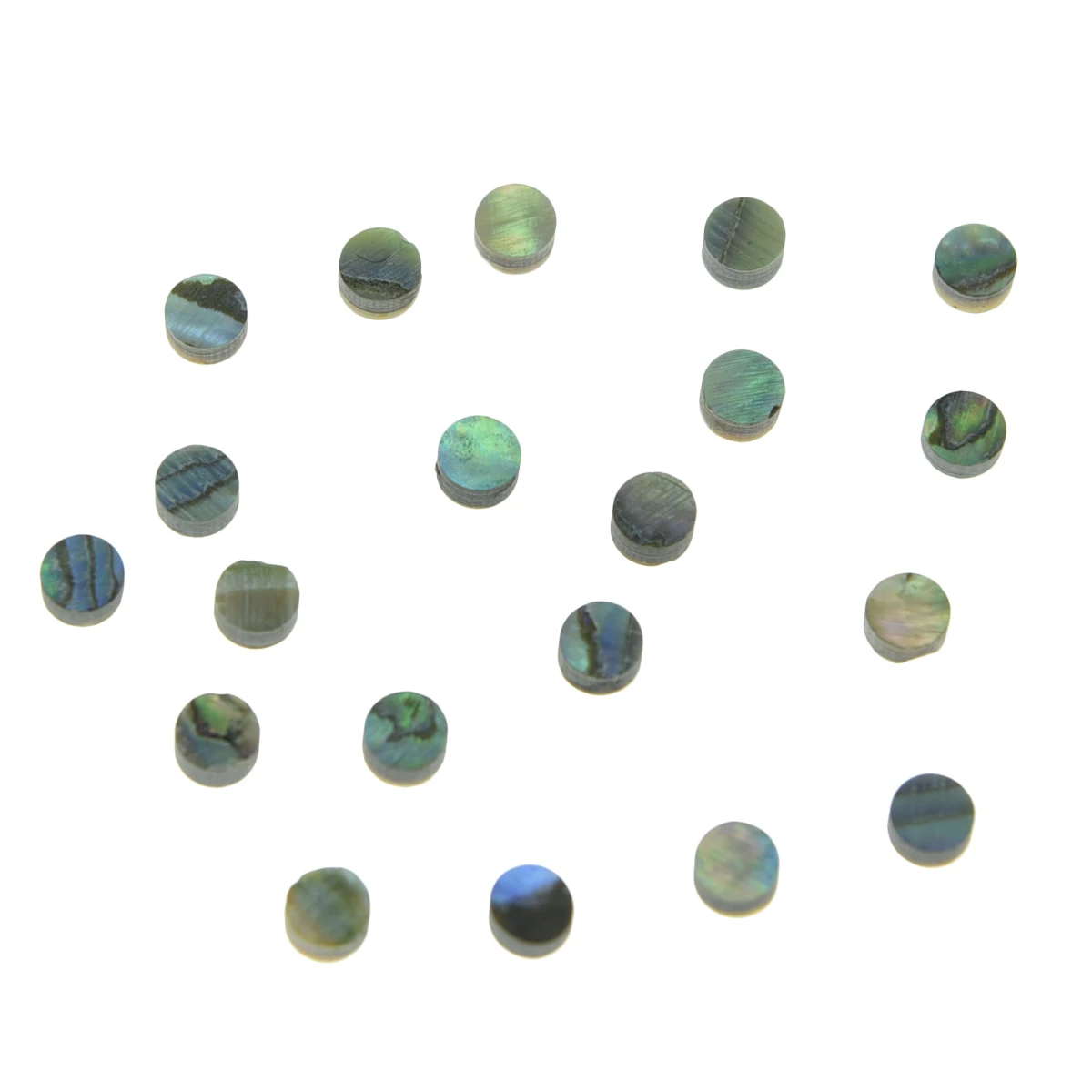 Dopro 20pcs 4mm/5mm/6mmx2mm Guitar Bass New Zealand Abalone Shell Inlay Material Fingerboard Dots