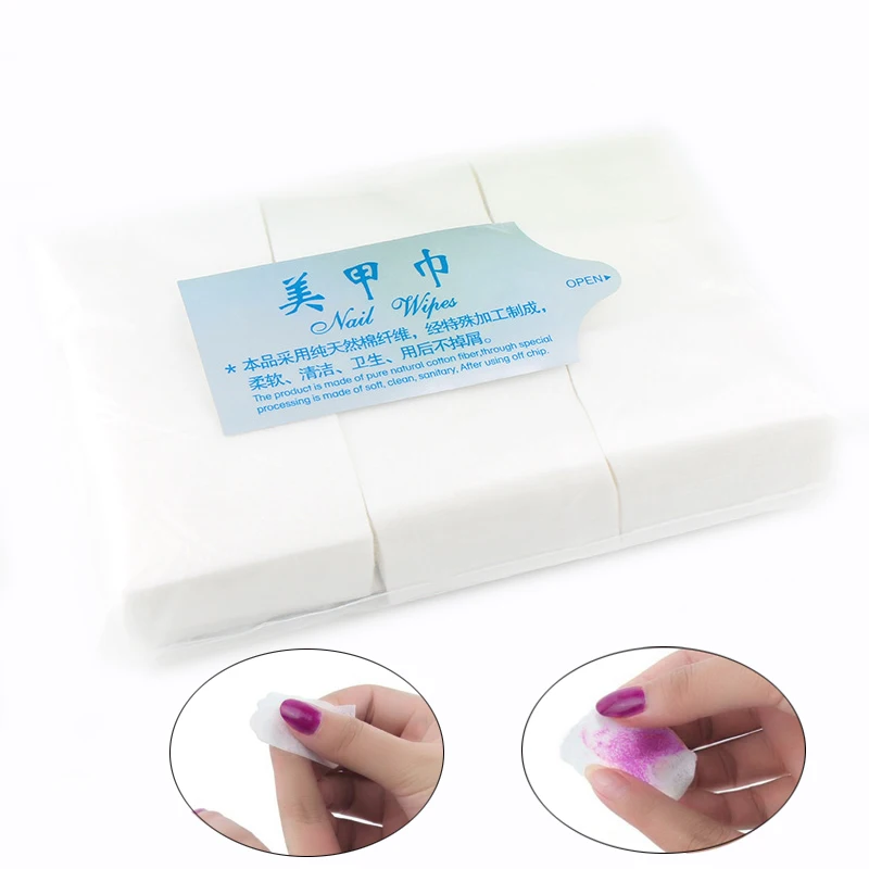 Soft Nail Art Gel Polish Remover Cleaner Doekjes Capsule Ongle 630Pcs Nail Katoen Remocal Wraps Manicure Tool