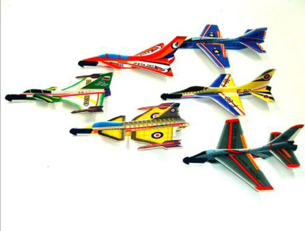 

Free ship 50x polystyrene foam classic shot flying glider planes children kids party toys games favors bag pinata stock fillers