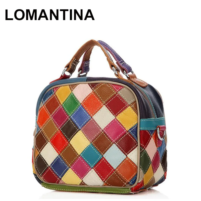 

Hot Selling! LOMANTINA New Casual Plaid Handbag Women Messenger Bags Small Cross body Bags Spring Summer Colorful Female Tote