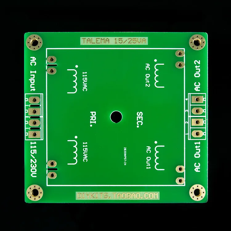 TALEMA Square Welded Seal Ring Transformer 15VA / 25VA Special Fixed Base / Circuit Board / PCB