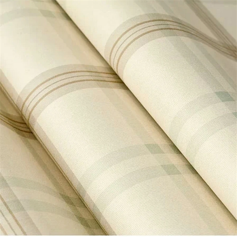 beibehang papel de parede England wallpaper England styl minimalist style plaid pastoral wallpaper bedroom living room wallpaper