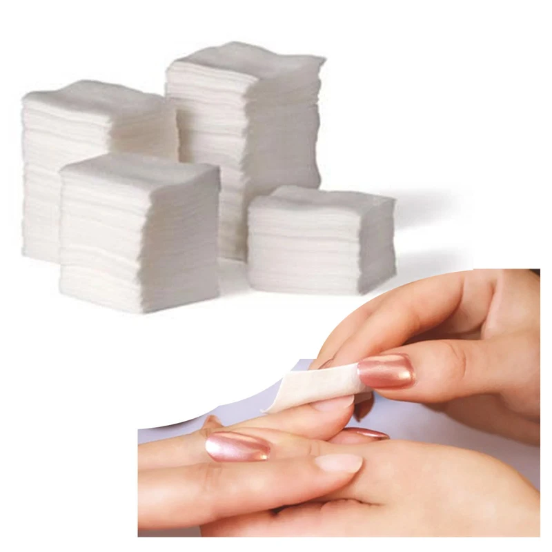 900Pcs/Bag Nail Art Removal Wipes Lint Paper Pad Gel Polish Cleaner Manicure Nail Remover Cotton Wipes Manicure Cotton