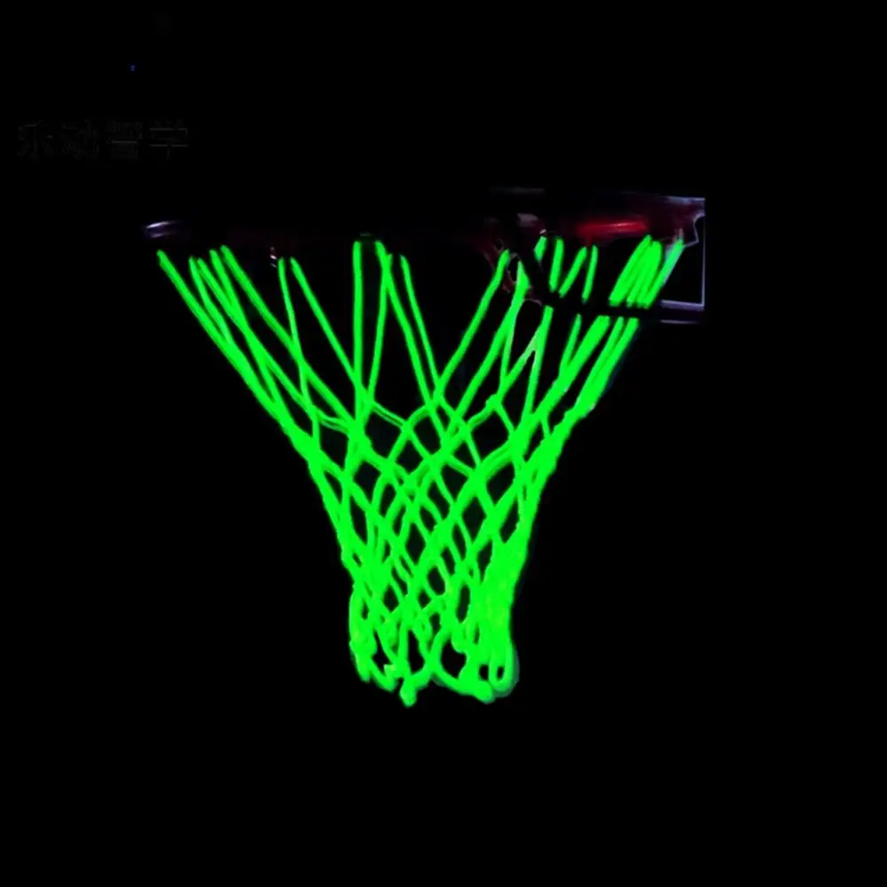 

Light Up Basketball Net Heavy Duty Basketball Net Replacement Outdoor Trainning Glowing Light Luminous Basketball Net