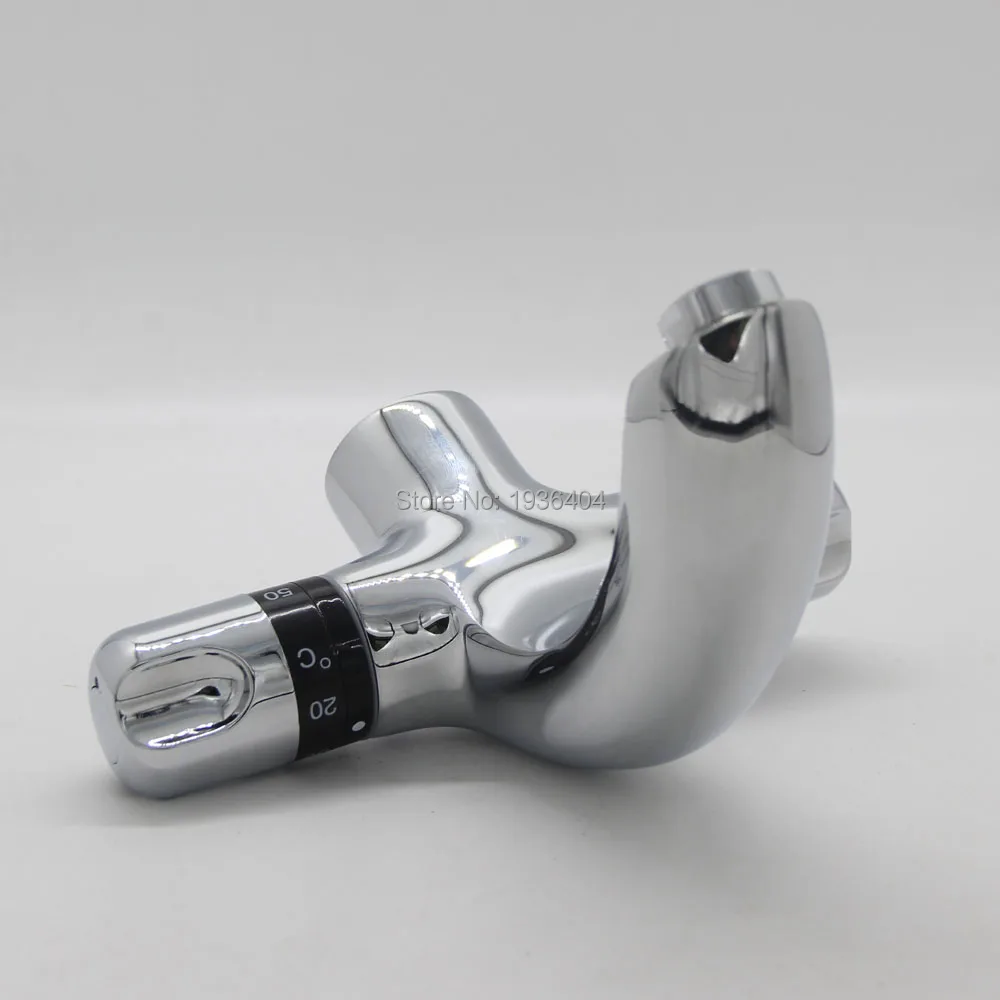 Bathroom Basin Faucet Thermostatic Mixing Valve Dual Handles Torneira Hot and Cold Temperature Control Taps TR505