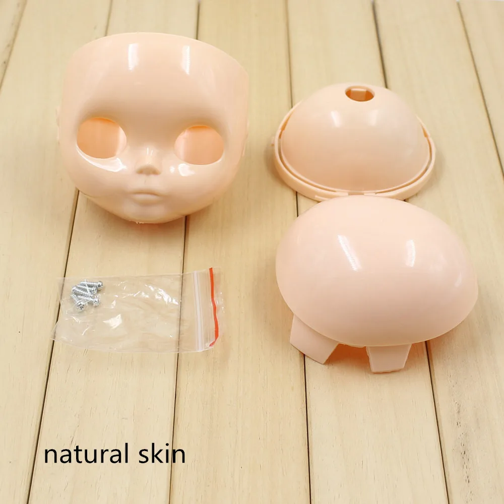 blyth face plate without make up and scalp suitable for 1/6 blyth,5 skin color choice DIY ICY fashion accessories