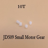 4pcs as showing 10T 10 Teeth Small Motor Gear JXD JD509 JD509G JD509W Pioneer UFO FPV R/C Spare Parts Accessories