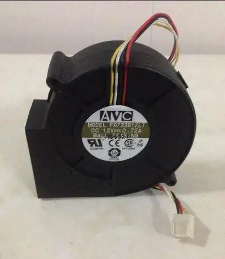 

Original F9733B12LT 12V turbine centrifugal fan 0.72A AVC server fan