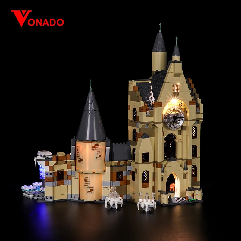 Vonado Led For P140 Compatible For 75948 Fairy Tale Castle Clock Tower Led Lighting Fixture Set Building Blocks Toys