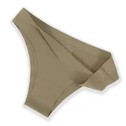 High Quality Panty Seamless Solid Color Concise Briefs Ultra thin Sexy Low rise Underwear S-XL Plus Size Ladies Lingerie New Hot