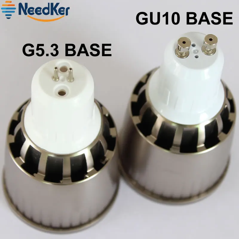 NeedKer Dimmable GU10 G5.3 LED Spotlight 15W COB LED Bulb Lamp AC 110V 220V 240V  Warm Cold White Showcase Lamp Aluminum Body