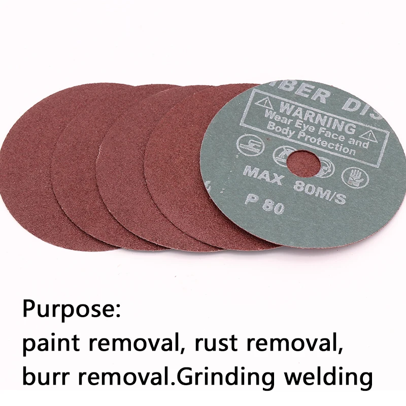 5pcs 100mm Steel Grinding Pads Angle Sandpaper Polishing Discs Metal Buffing Sanding Disc 4 inch For Metal Tool Accessories