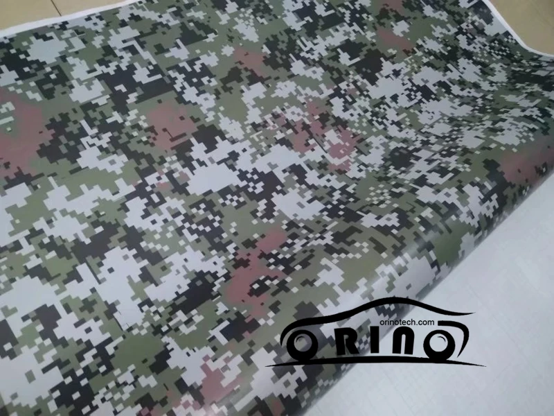 

Army Green Military Pixels Digital Camouflage Vinyl Film Car Wrap With Air Bubble Free Vehicle Motorcycle Car Sticker Wrapping
