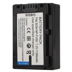 Replacement Battery NP-FV50 for Sony NP-FV70 FV90 HDR-CX170 HDR-CX370 DCR-DVD308 DCR-SR300 DCR-HC48 Digital Camera Bateria