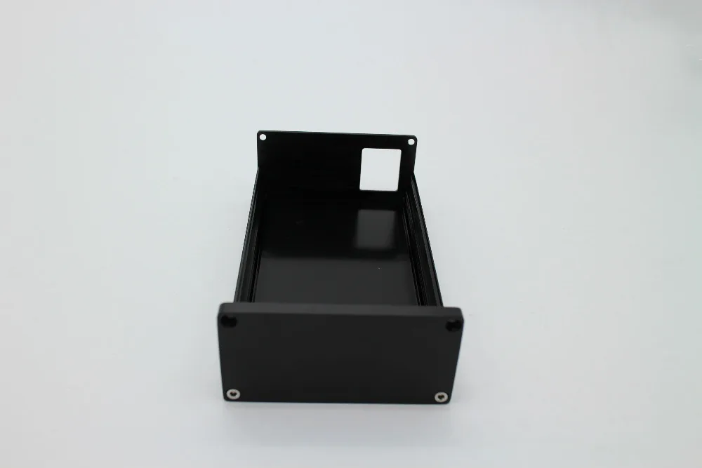 0905 gabinete amplificador de áudio de alumínio completo preto/caixa mini amp/caixa pré-amplificador/chassis psu frete grátis