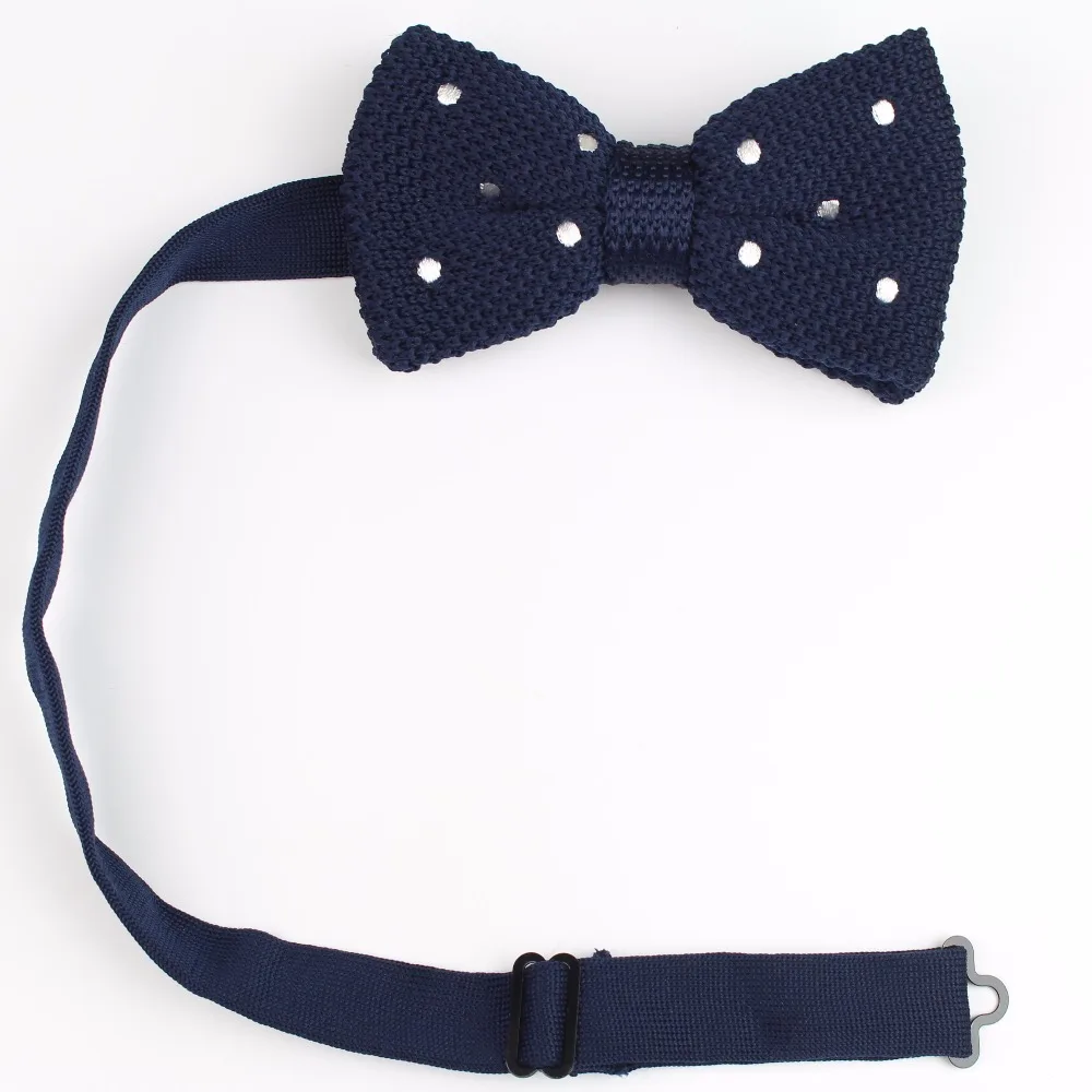 محبوك رجل ربطة القوس فيونكة الرجال الترفيه منقطة ثنائية الطبقة ربطة القوس فيونكة s للرجال حفل زفاف مخطط الزفاف بورجوندي Burtterfly ربطة #4