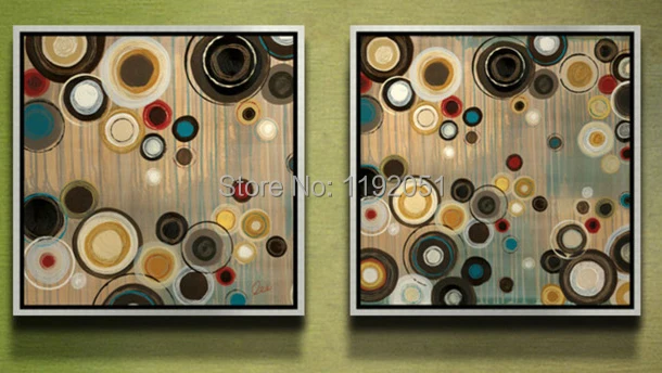 modern decorative art mural prints abstract painting colorful bubbles pattern modern art living room reading room decor