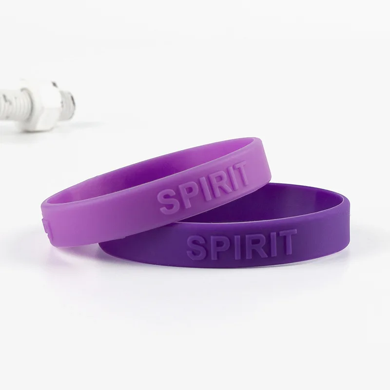 1PC A Complaint Free World.org Silicone Bracelets&Bangles Sporty Purple Spirit Wristbands Men Women Lovers\' Student Gifts SH285