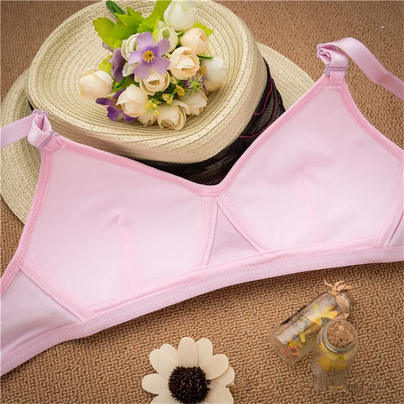 1pc Training Small Bra For Teenage Girls Child First Sport Puberty Girl Underwear Teen School Fitness Bra 12-18 Youth Breast Bra