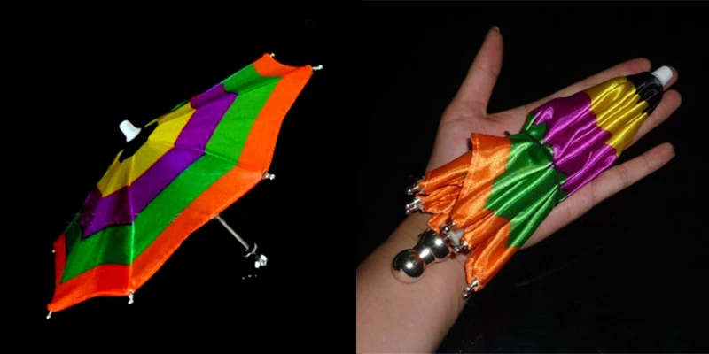 1 Pcs Super Mini Magic Umbrella 21cm Length Magic Tricks (9 Color Can Choose) Mini Umbrella Use For Hand Stage Magic Prop