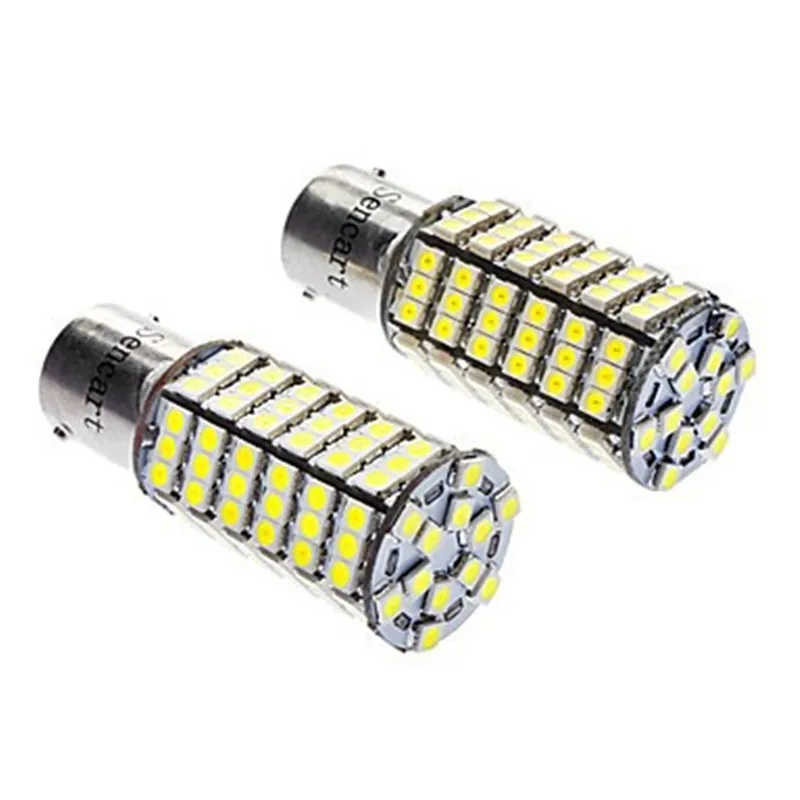 

Бесплатная доставка 2 шт. 1156/BA15S P21W 7W 6000-6500K 480LM 120x352 8SMD светодиодная белая светильник Па