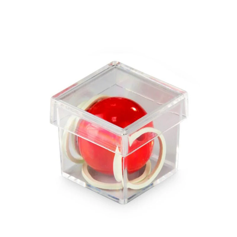 Bandit Ball Penetrate Through Clear Box Magic Tricks Magician Close Up Street Illusions Gimmick Props Mentalism Comedy Toy Magia